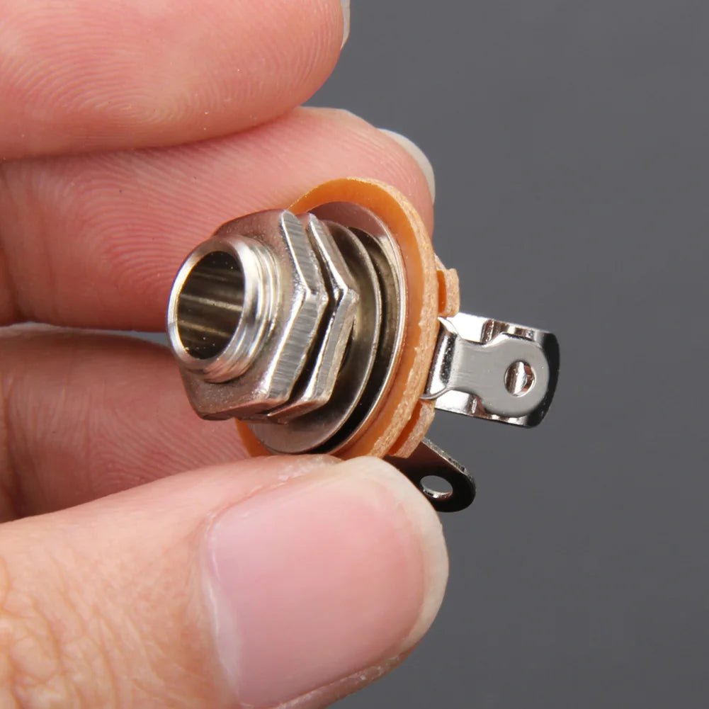 1/4 Inch Mono Input Jack 2-Conductor Guitar Plug