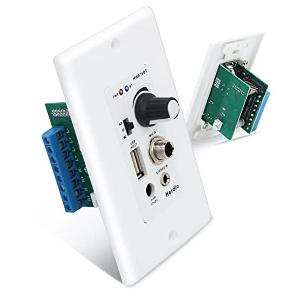 Bluetooth In Wall Receiver Aduio Amplifier Plate