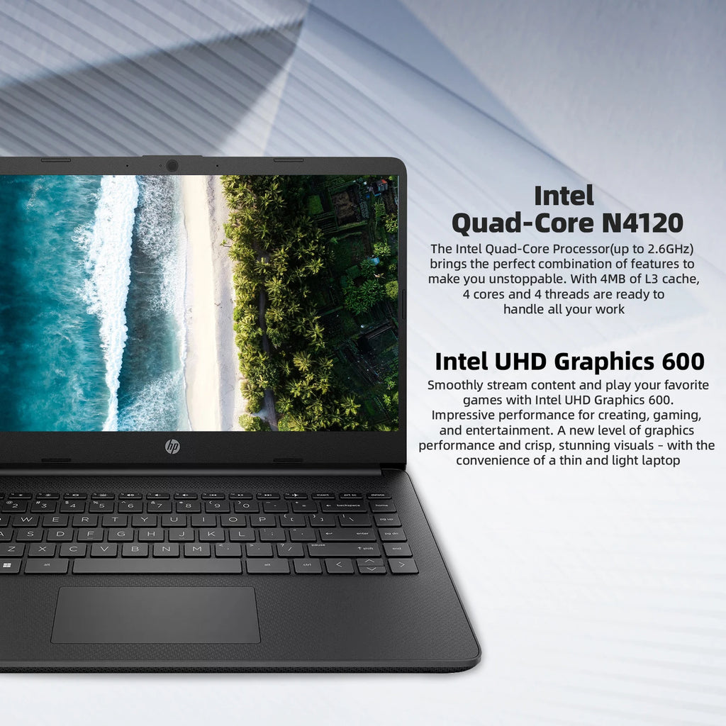 HP 14" Business Laptop,Intel Celeron N4120,16GB RAM