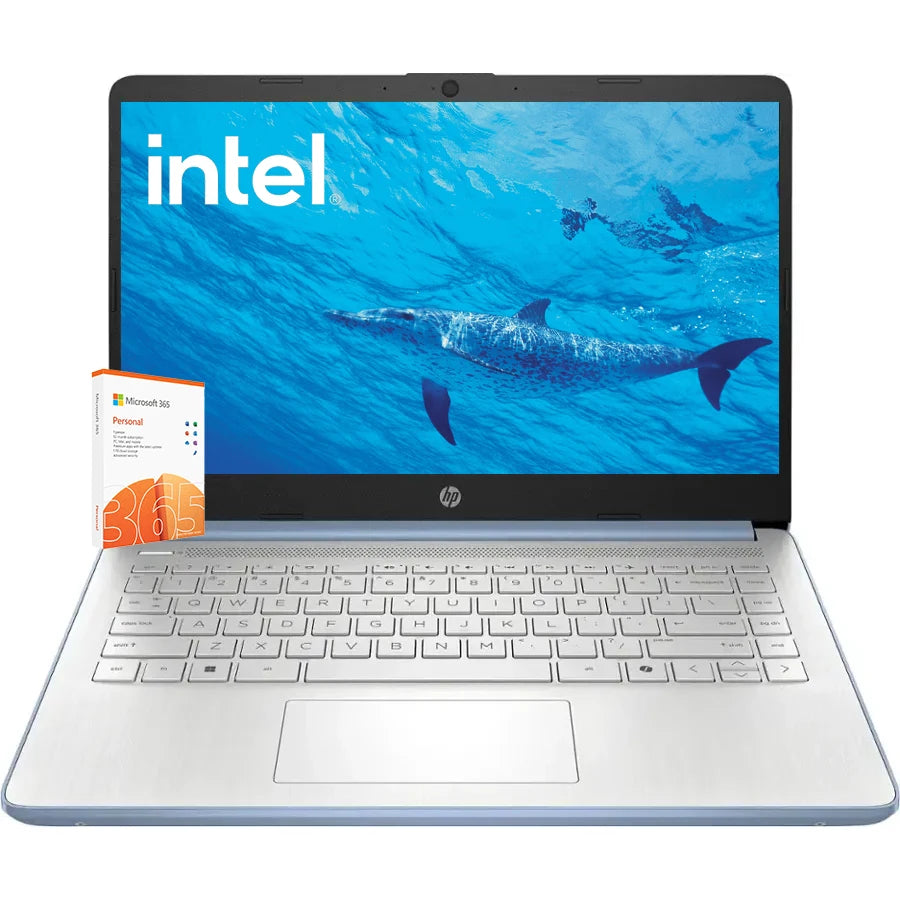 HP 14" HD Laptop with 128GB UFS Windows,11 Home in S Mode