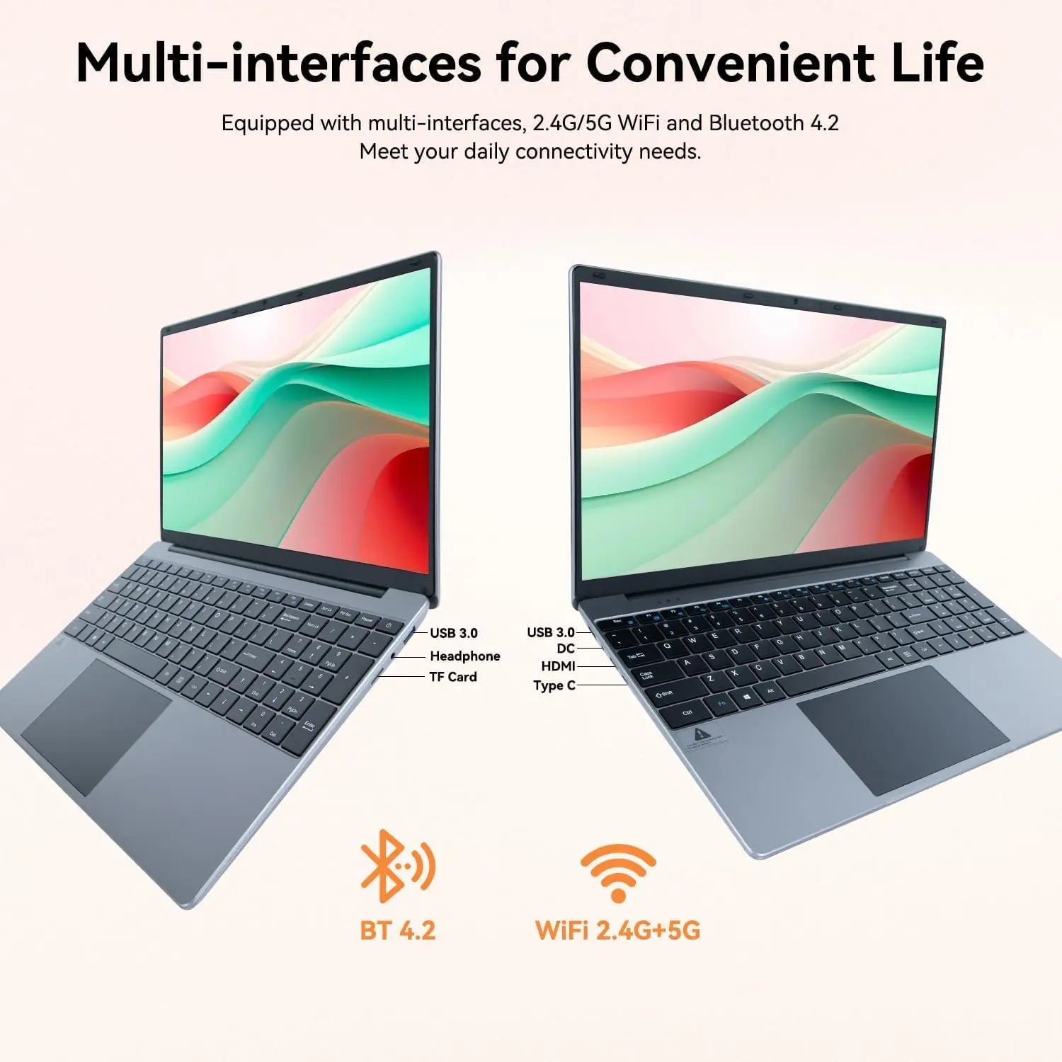 15.6 Inch Laptop Windows 11 Notebook 16G RAM 512GB SSD
