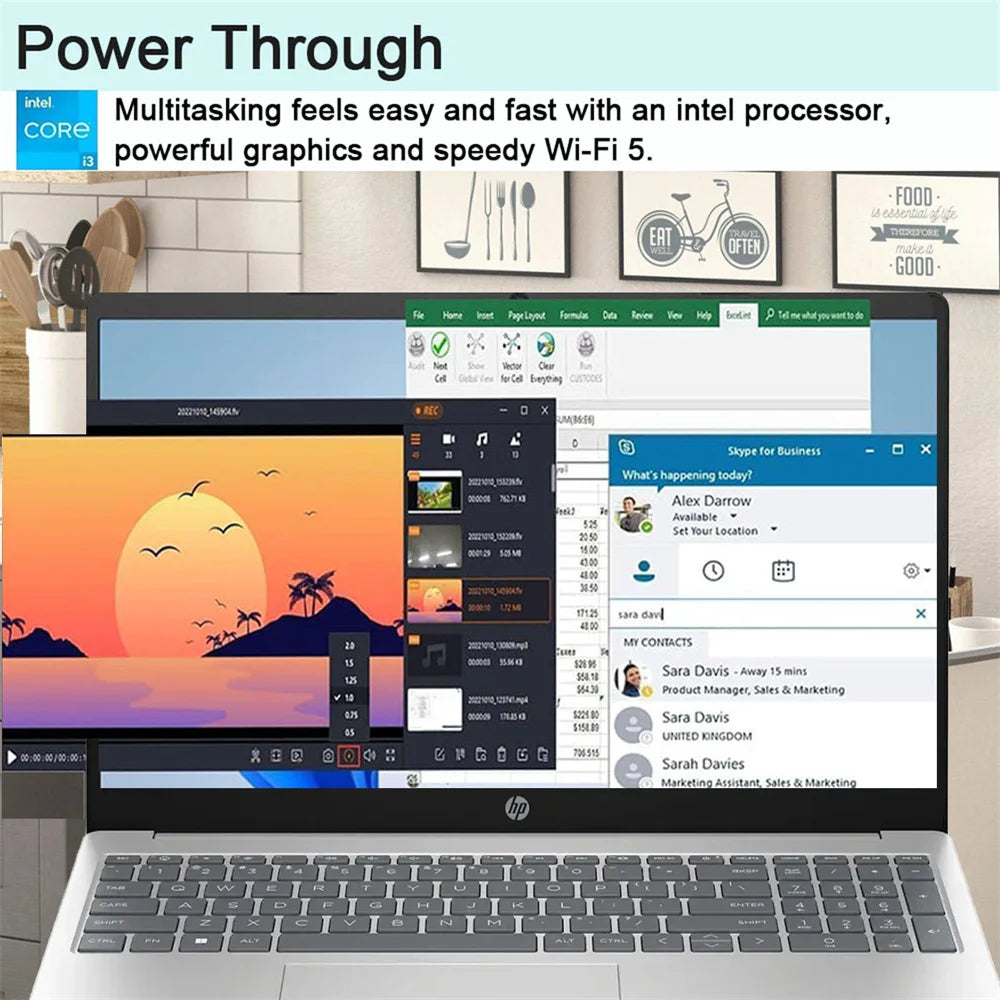 HP 2024 Business Laptop, 15.6" Touchscreen Laptop