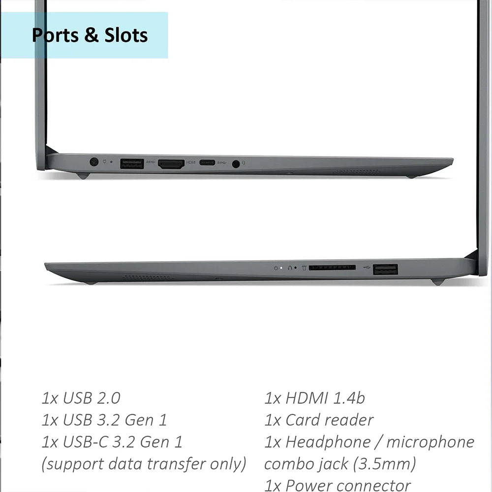Lenovo Ideapad 1i 15.6" Business Laptop, Intel Celeron
