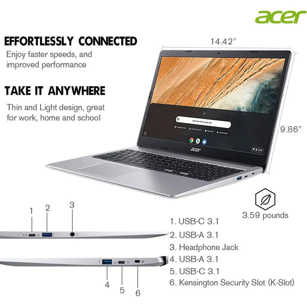 Acer Chromebook 315 Laptop for Business,
