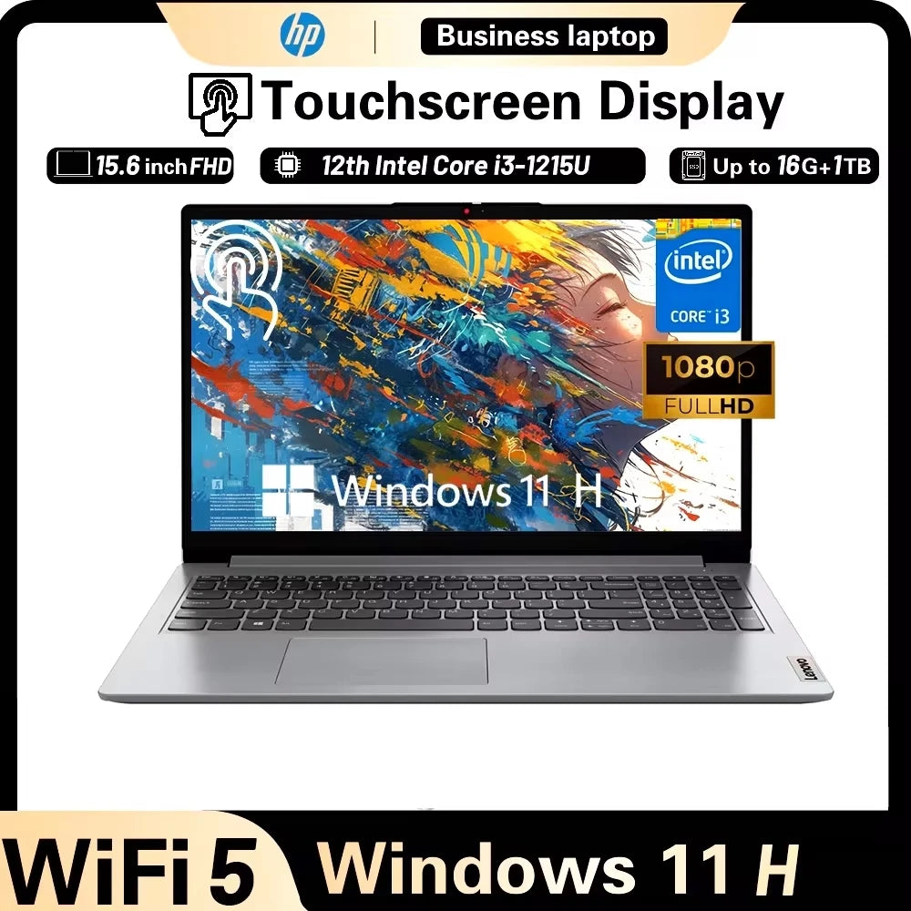 Lenovo Ideapad 1i 15.6" Touch Laptop, Intel Core