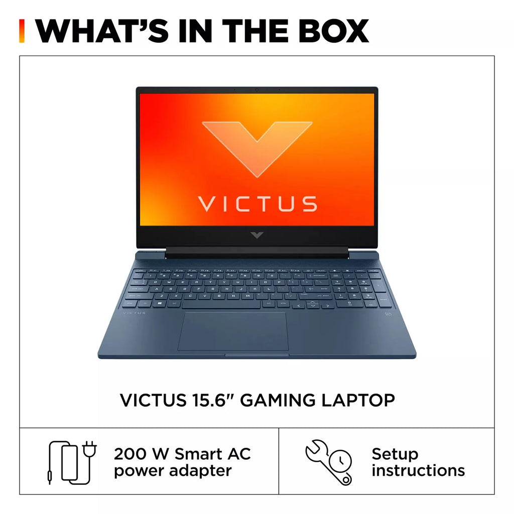 HP Victus 15" Gaming Laptop,Intel Core i5-12450H,64GB RAM