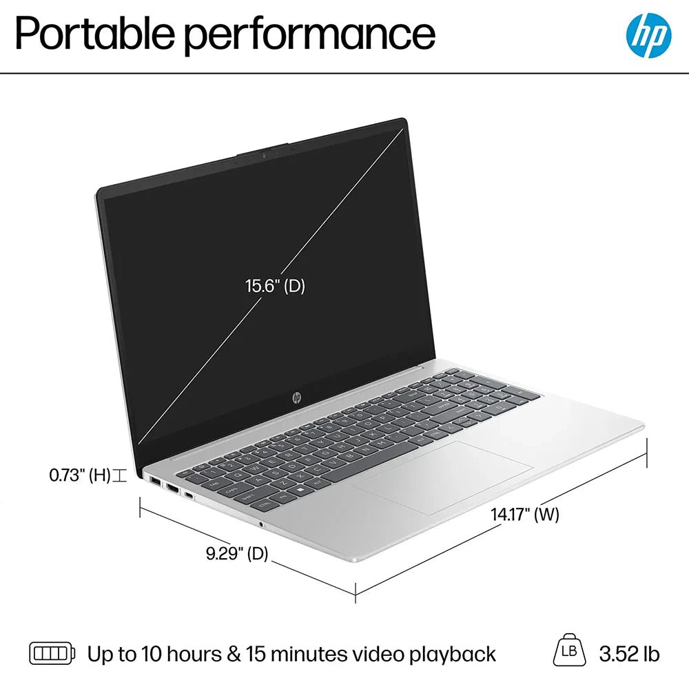 HP 2024 Newest Business Laptop,15.6" Touchscreen