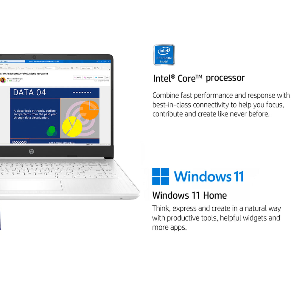HP Newest 14" Business Laptop,Intel Celeron N4120