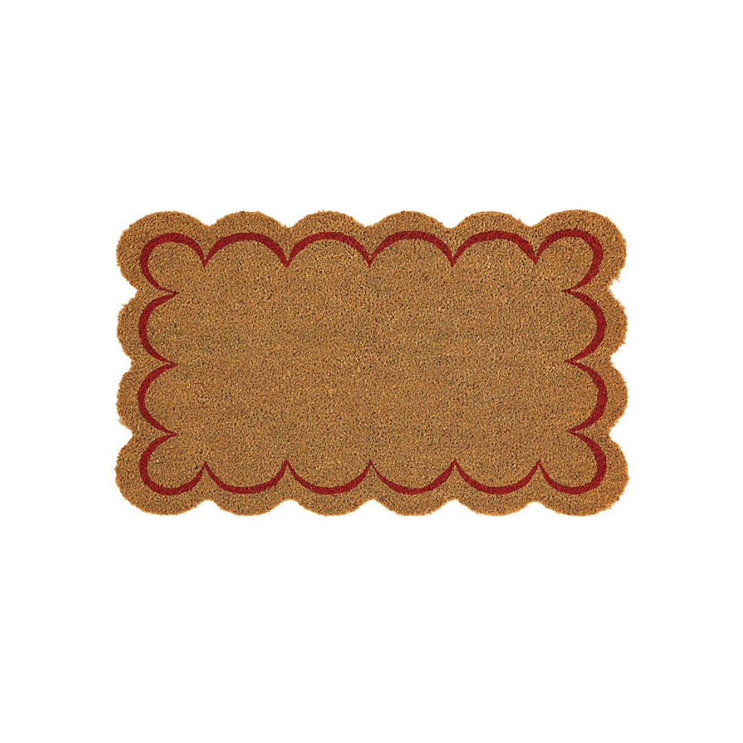 Lace Shape Doormat Indoor Outdoor Floor Mat 18"H X 30"W