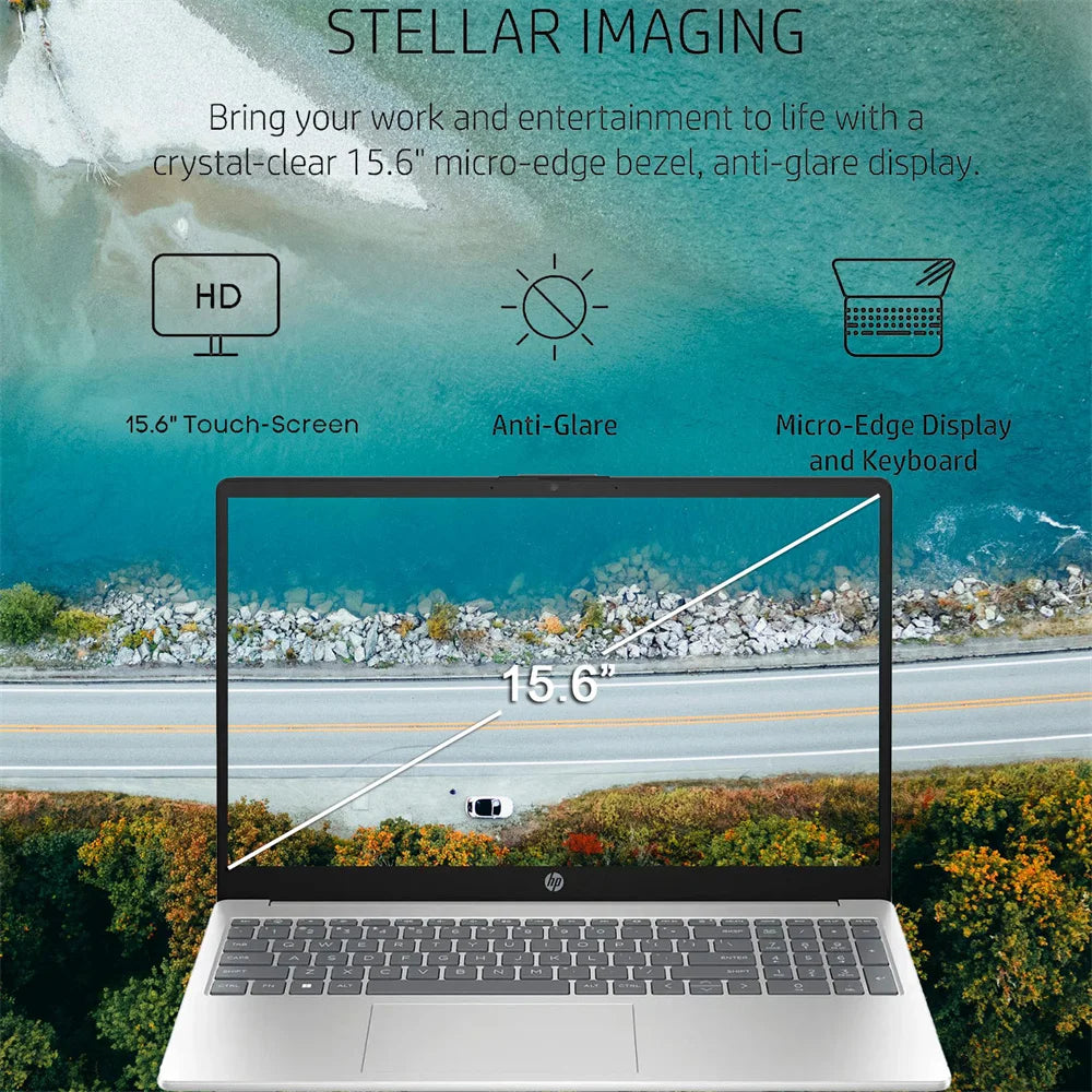 HP 2024 Business Laptop, 15.6" Touchscreen Laptop