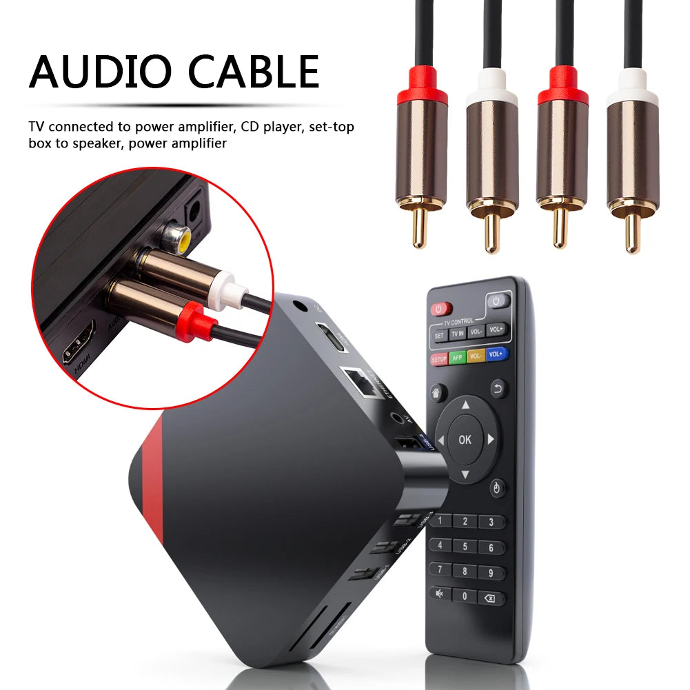 Audio Cable Male to Male 1m 2m 3m
