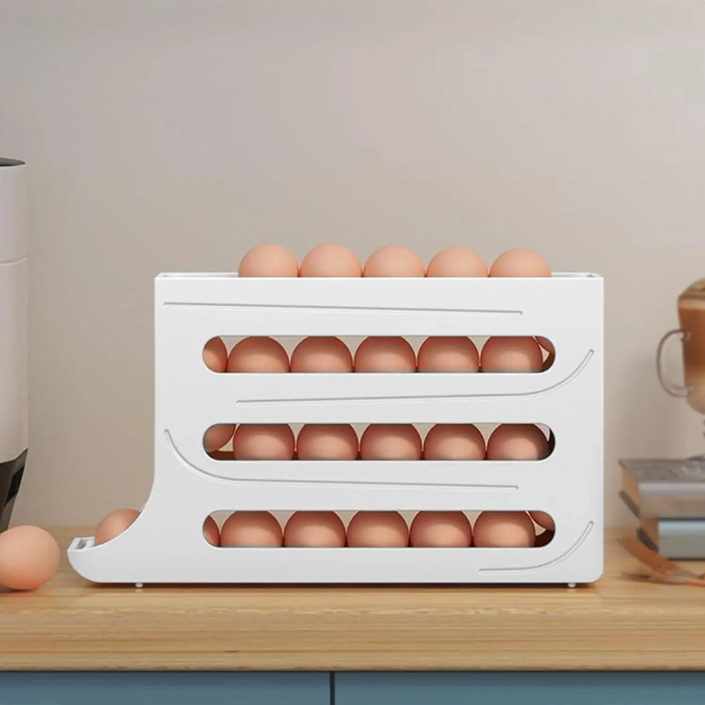 Automatic Egg Rolling Rack, 30 Storage Distributor