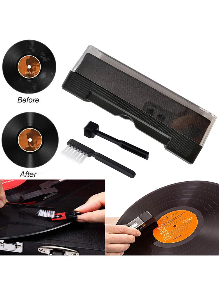 3 Pcs Vinyl Record Cleaner Kit