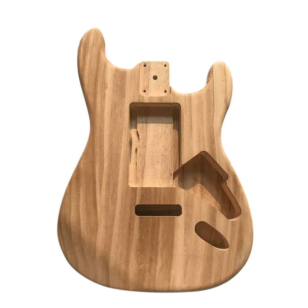 Polished Wood Type Unfinished Electric Maple Guitar Body
