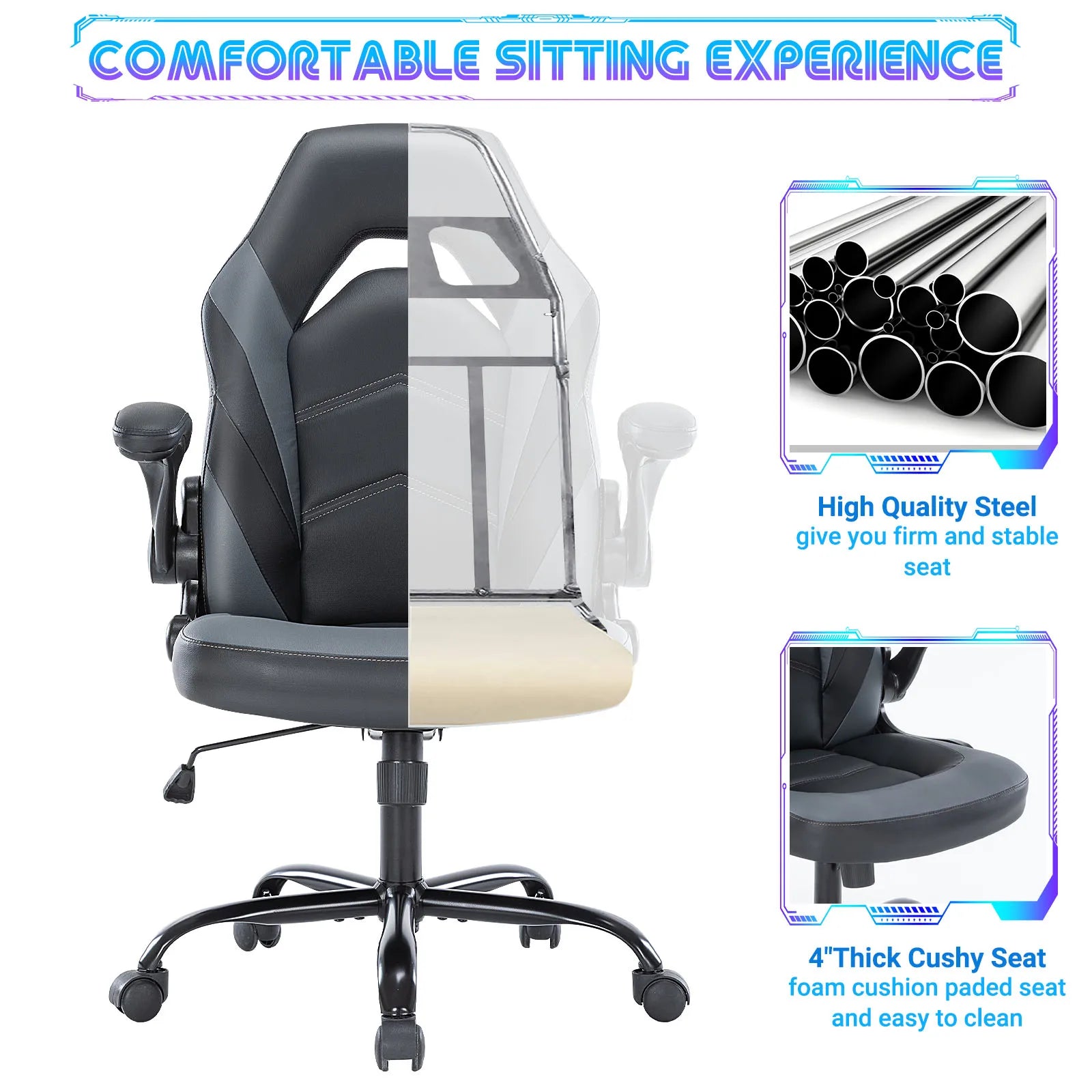 JHK Ergonomic Home Office Computer Desk Chair