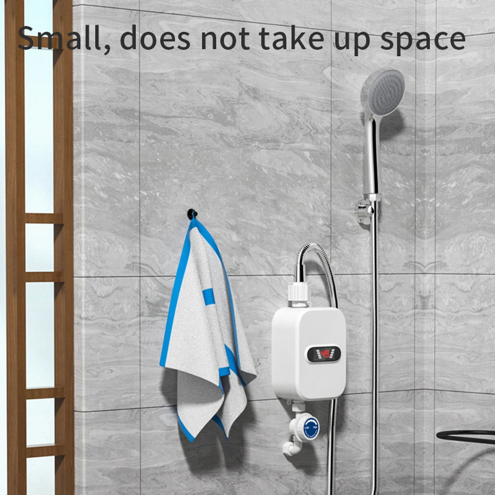 Bathroom Instant Water Heaters LCD Digital Display