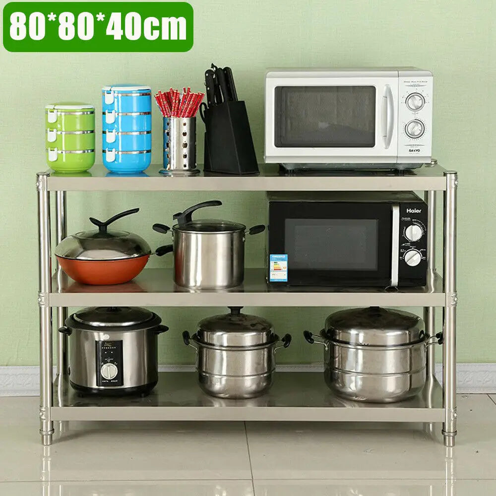 Heavy Duty Storage Shelving Organizer Stainless Steel