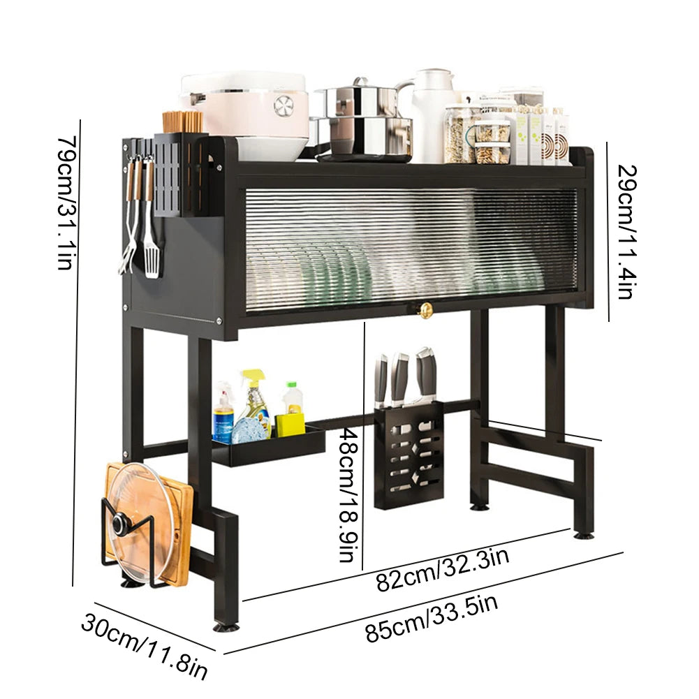 Large Over the Sink Dish Rack/ Cover