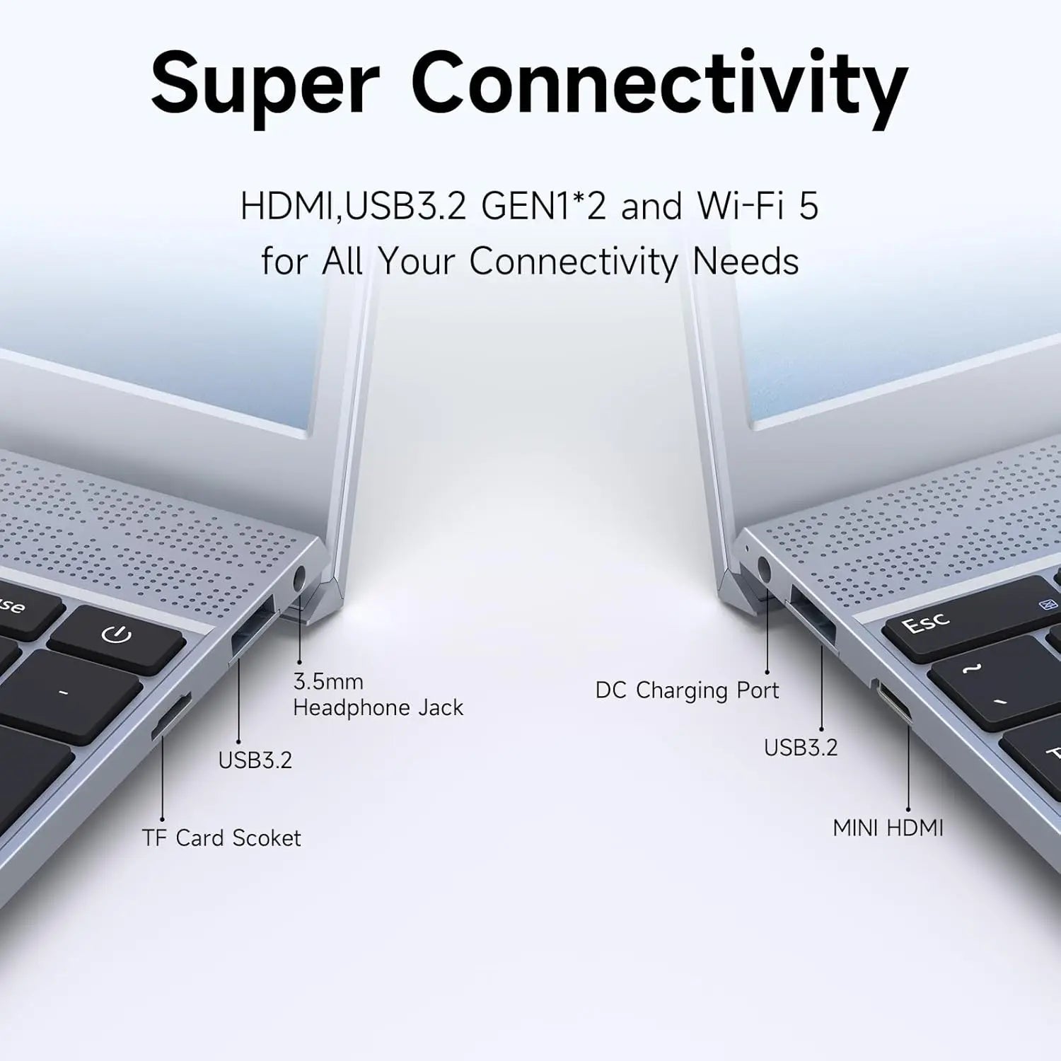 15.6 Inch Laptop J3710 Windows 11  For Students And Business