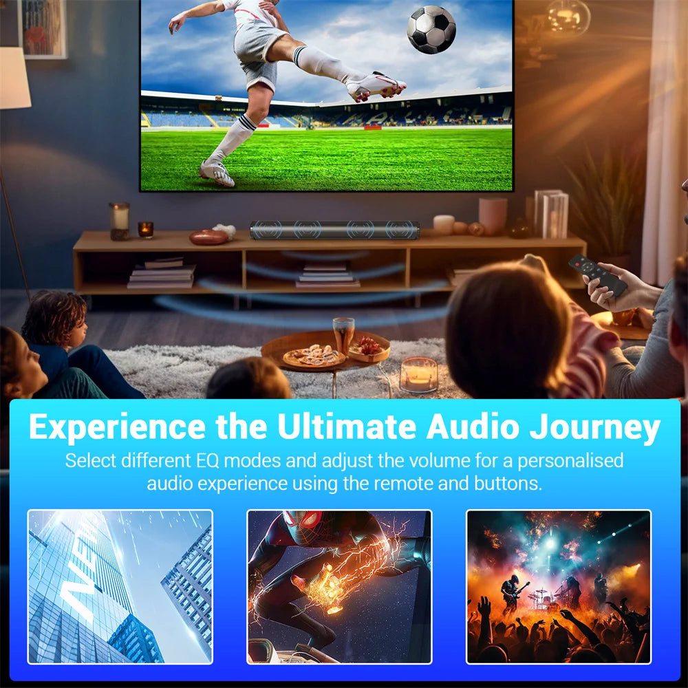 Sound Bar TV Sound System Bluetooth Speaker Wireless
