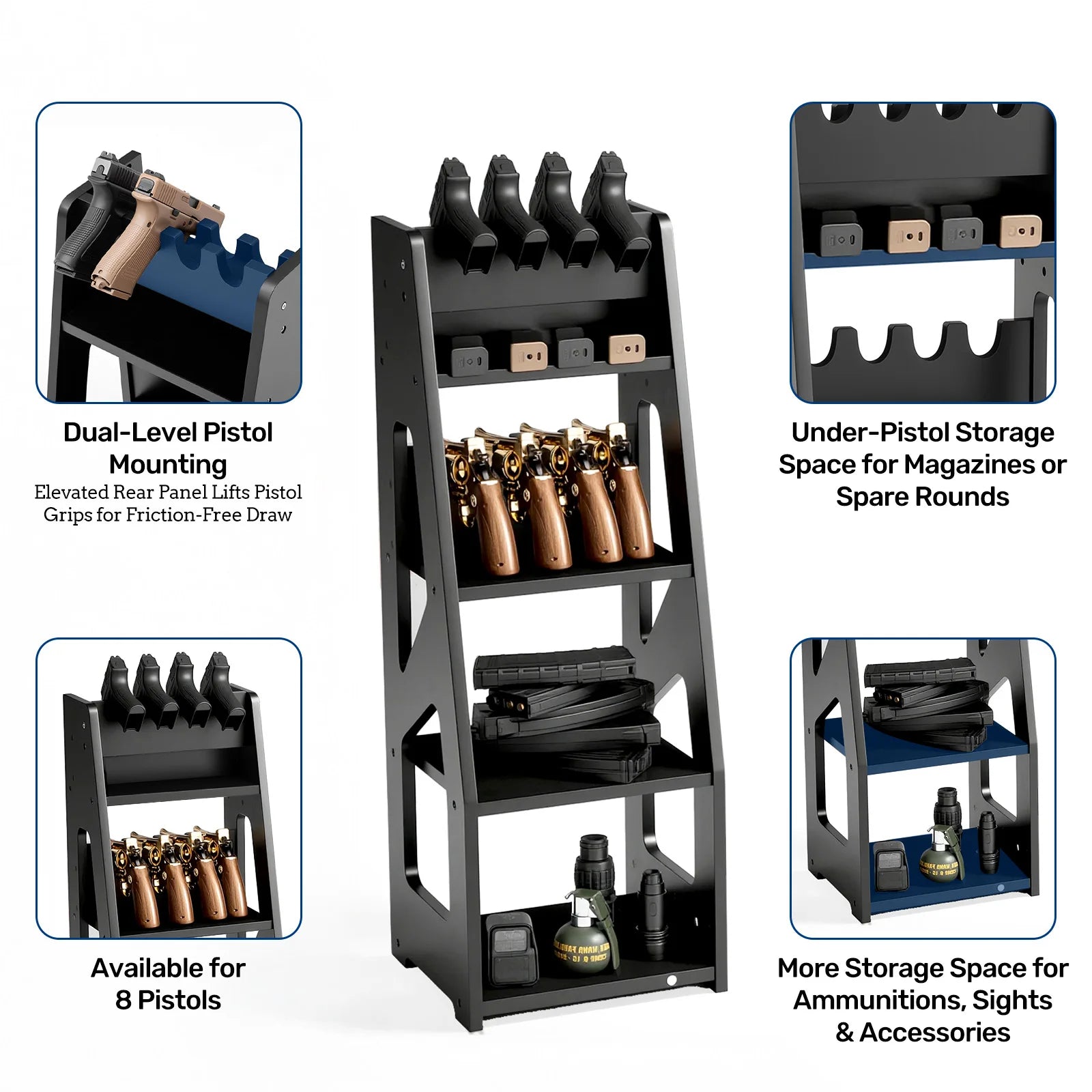 Blacksmith's Adjustable Gun Rack