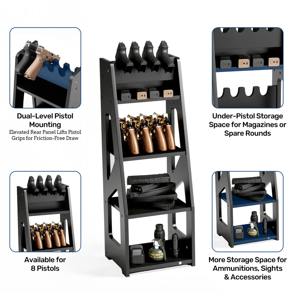 Blacksmith's Adjustable Gun Rack