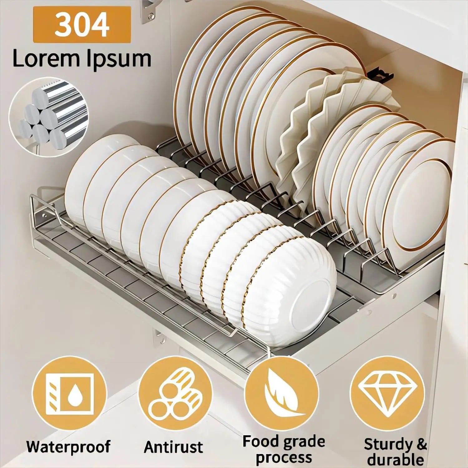Pull out Heavy Duty Sliding Basket Drawer