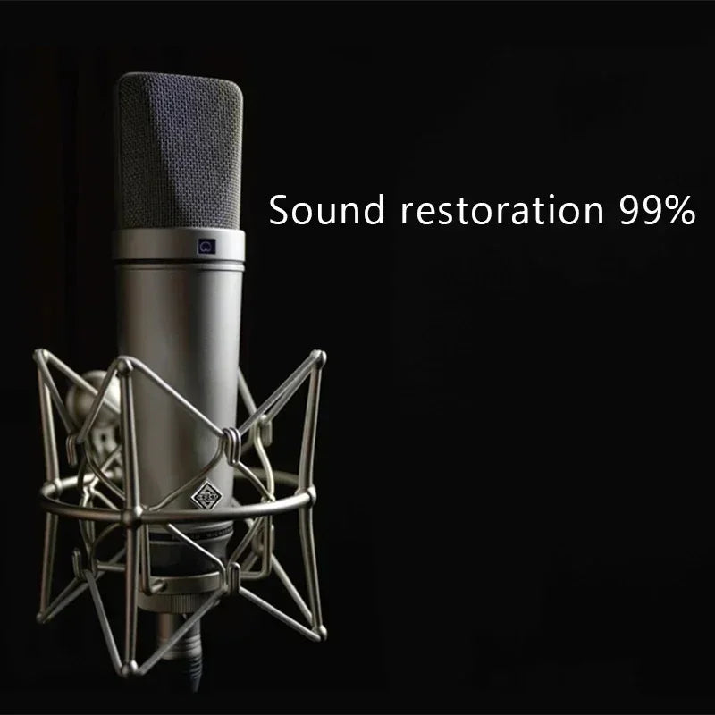 87aiProfessional Microphone for Recording Studio, Audio Interface Equipment, Sound Cardcondenser U87Ai Mic
