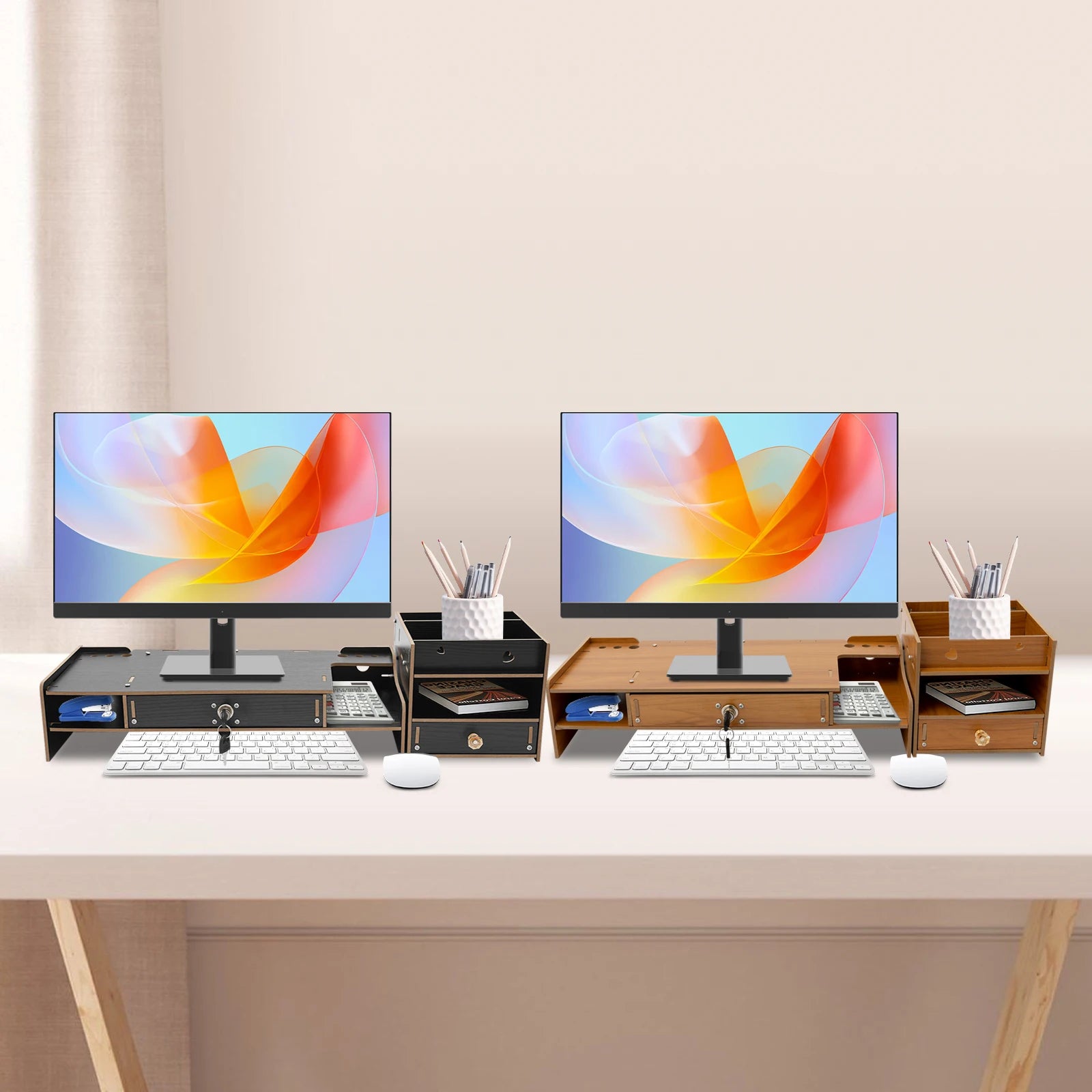 Modern Desktop Monitor Booster Stand 17.5*20*16cm