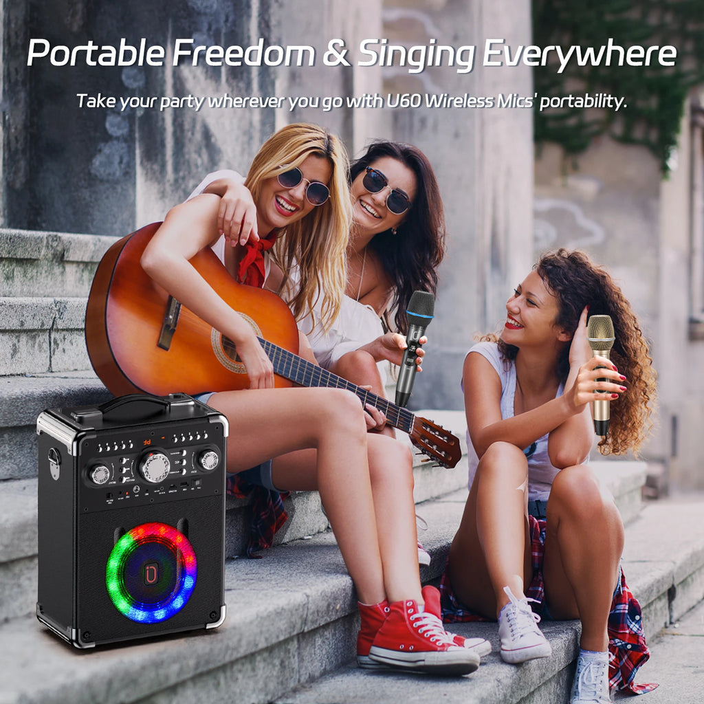 FanFun Dual Wireless Microphone, Professional