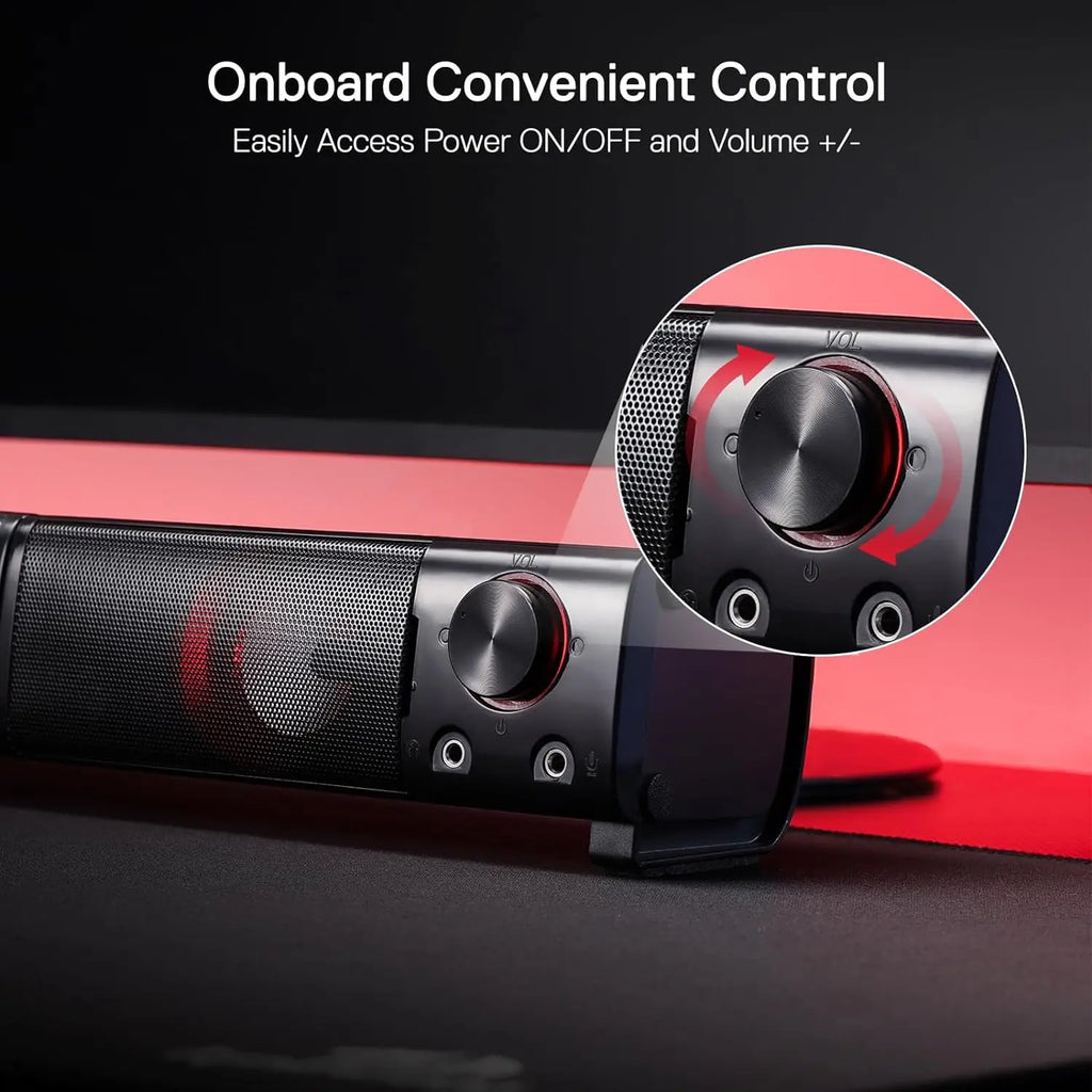 Redragon GS550 Speakers 2.0 Channel Desktop Computer Quality Bass