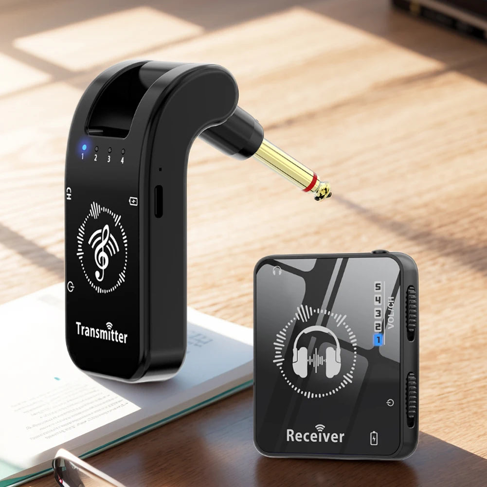 Wireless In-Ear Monitor System Rechargeable Transmitter Receiver