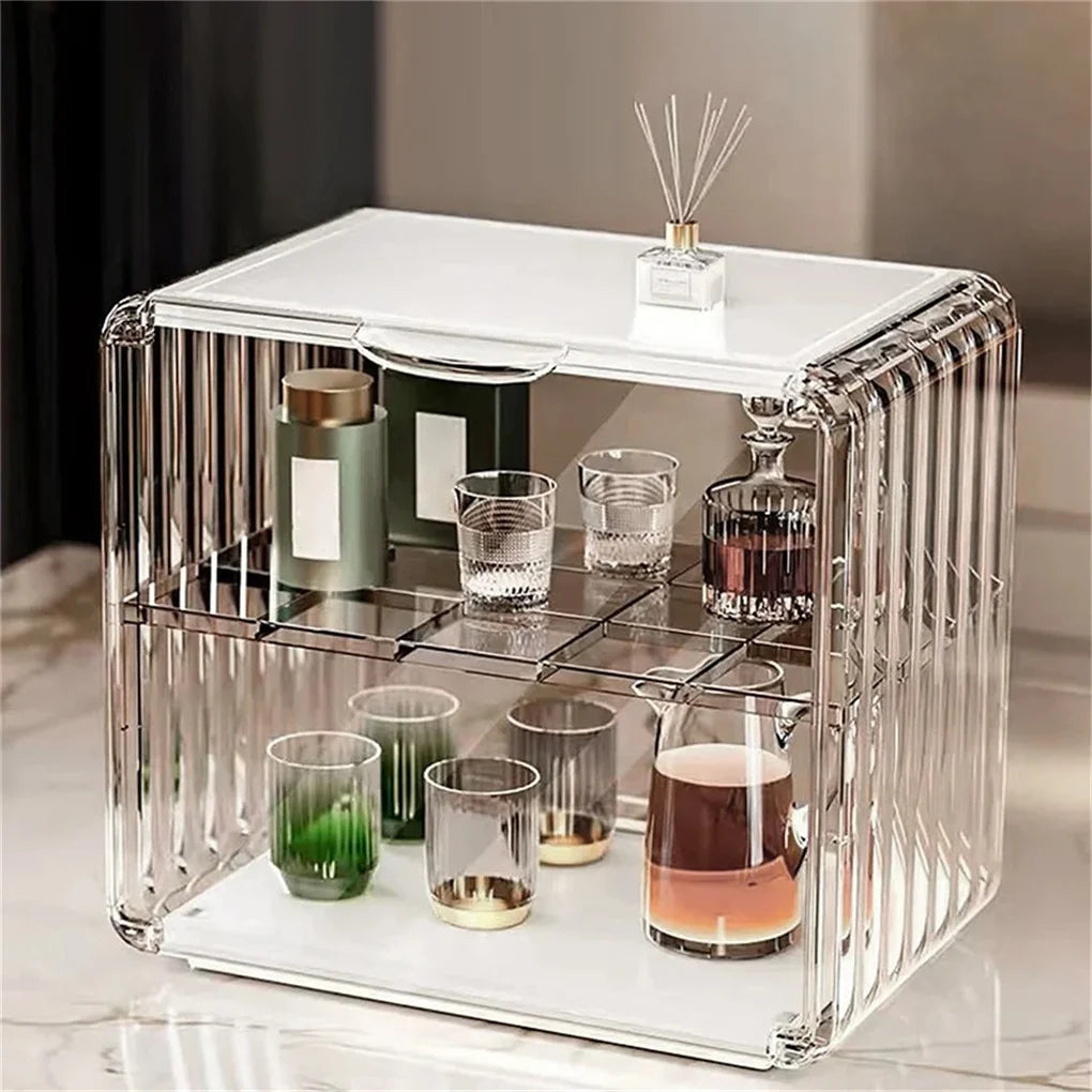 Dust-proof Cup Storage Rack Kitchen Organizer
