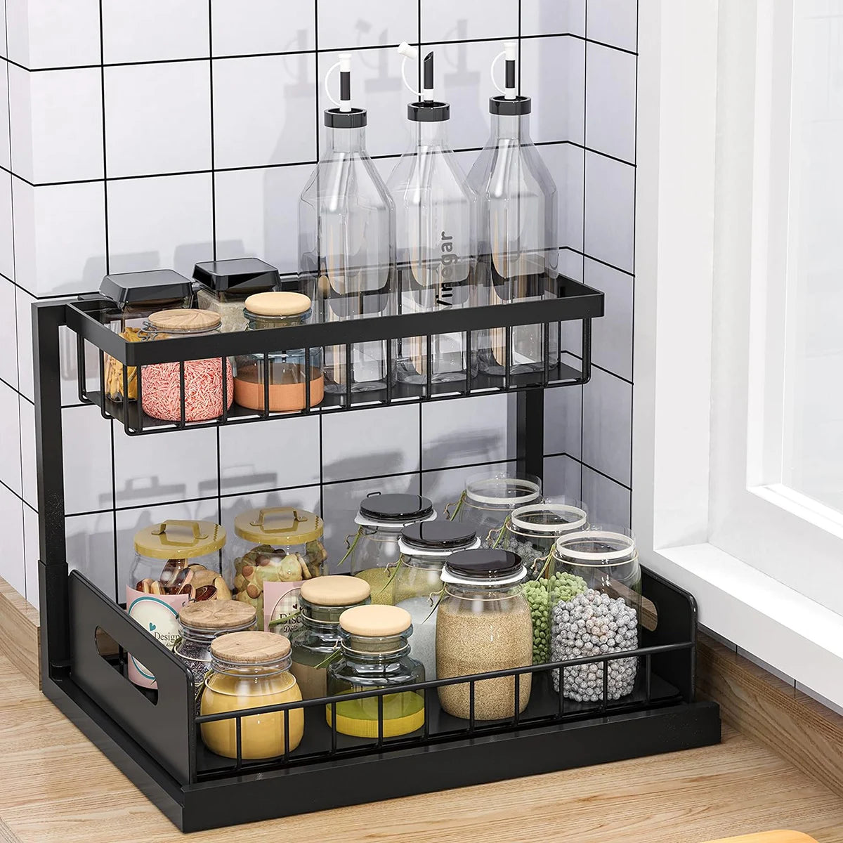 Under Sink Organizer and Pull-out, Rack