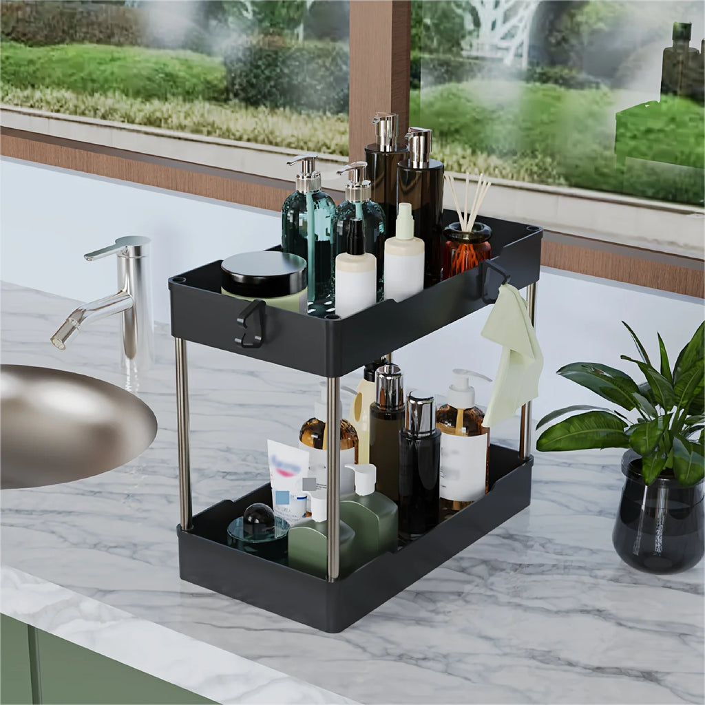 3pcs Under Sink Organizers Storage Racks