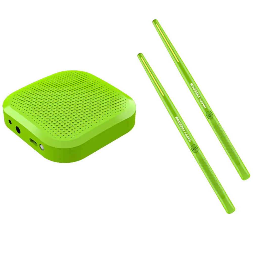 Electronic Virtual Air Drum Drumsticks Pedals Portable