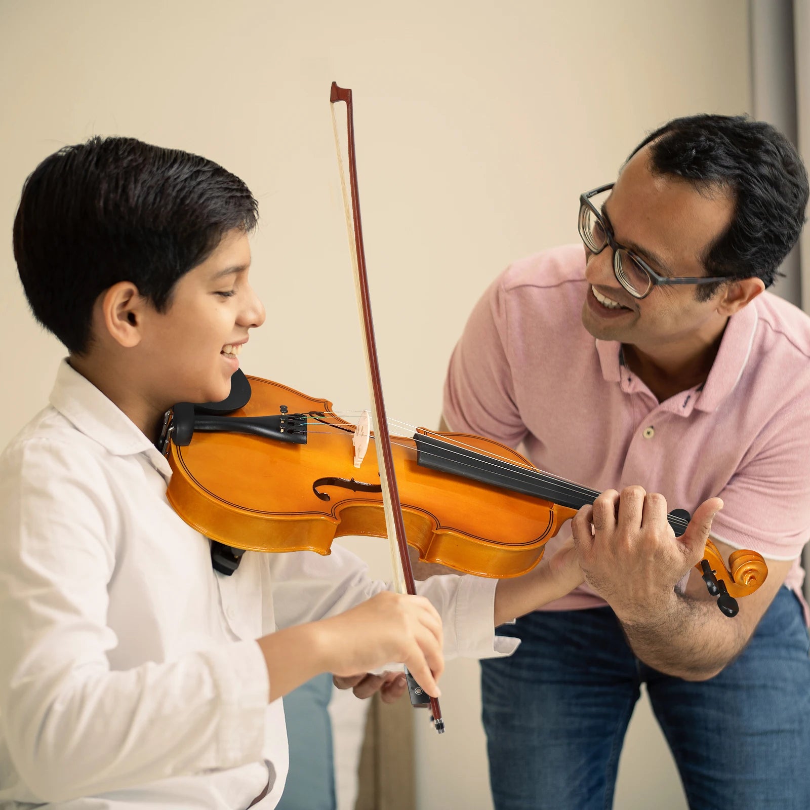 Violin Set Bow, Shoulder Rest, Rosin, Extra Strings