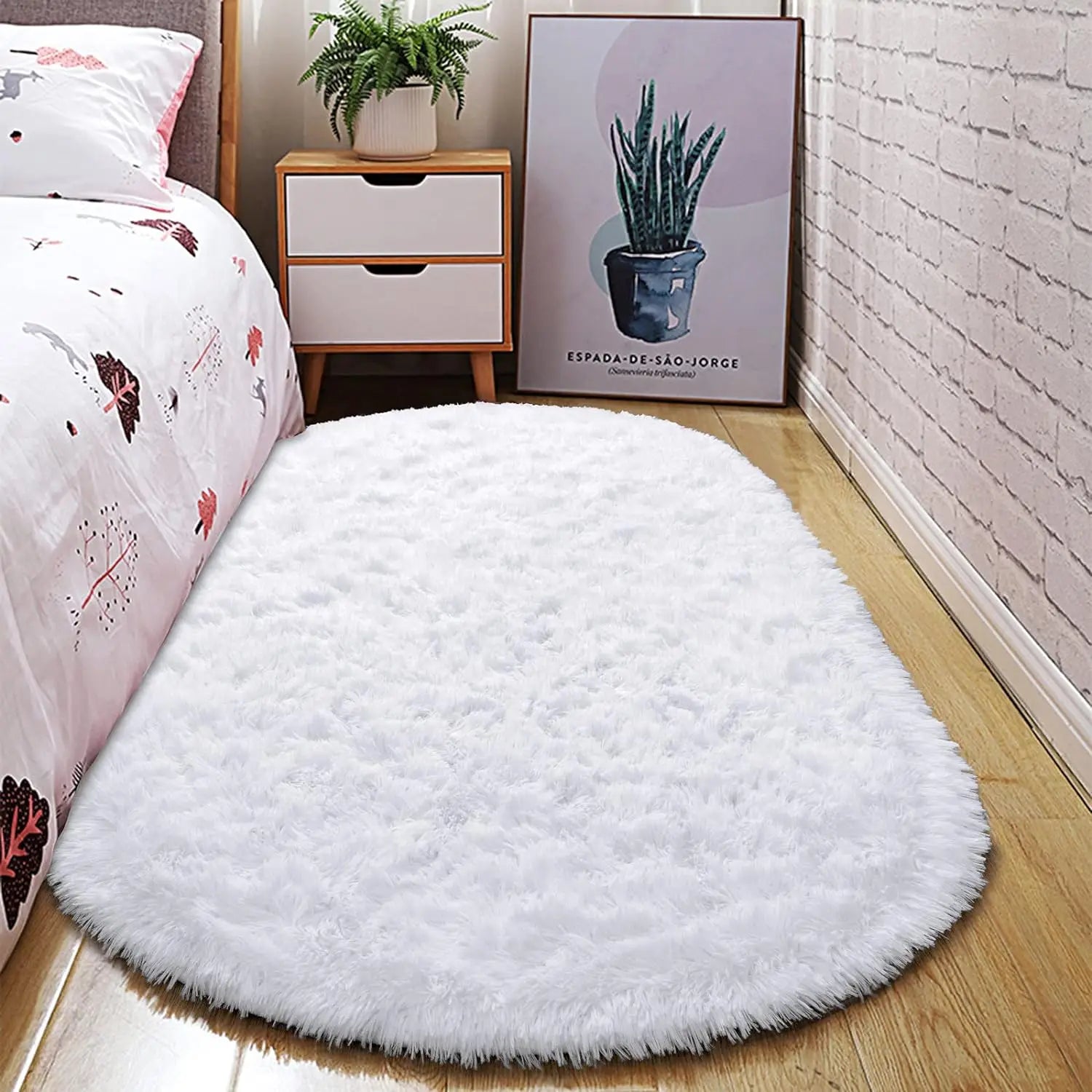 Fluffy Ultra Soft Area Rugs for Nursery Mats, 2.6 x 5.3ft