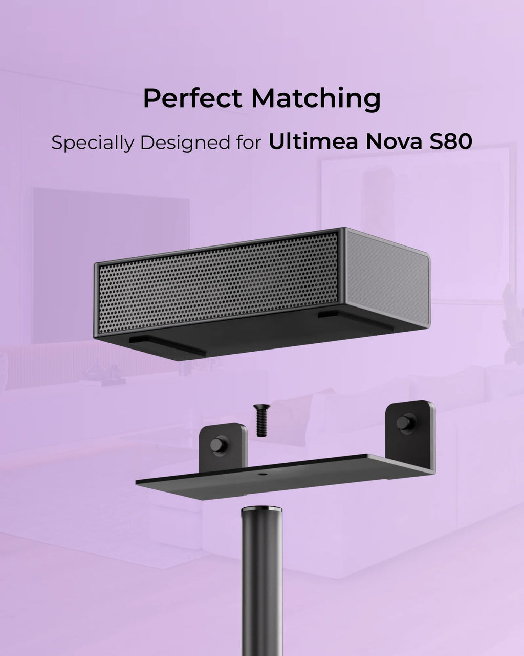 ULTIMEA Pair of Speaker Stands, for Nova S80,