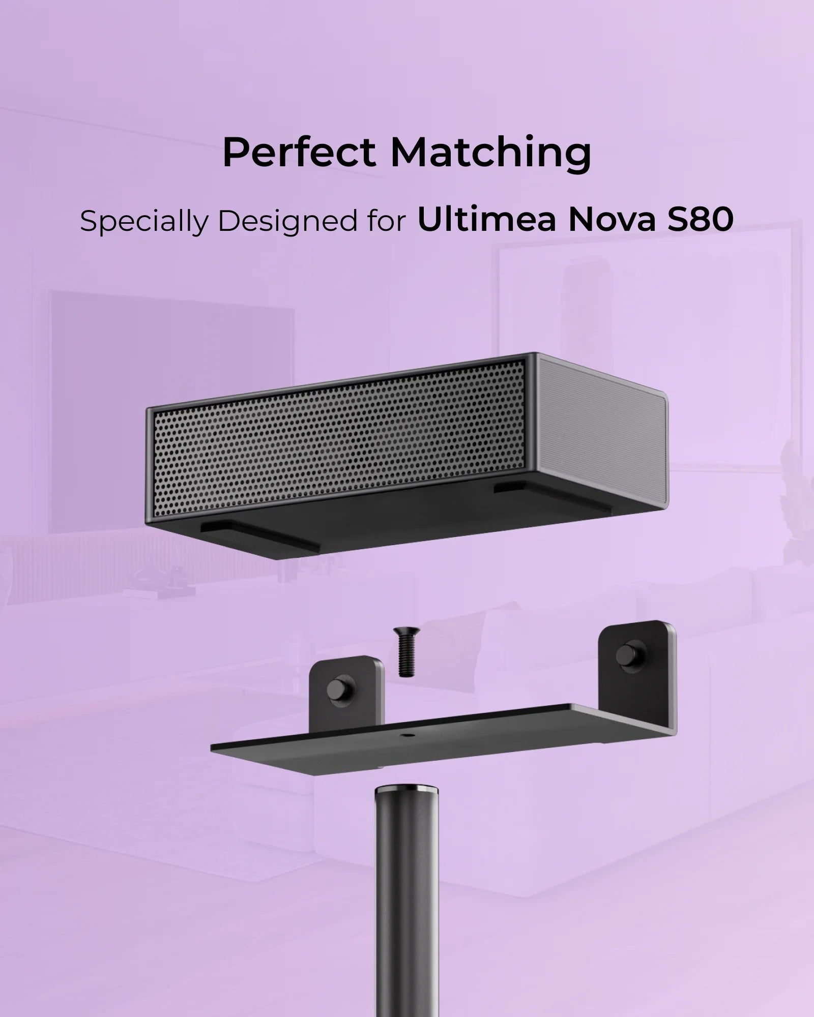 ULTIMEA Pair of Speaker Stands, for Nova S80,