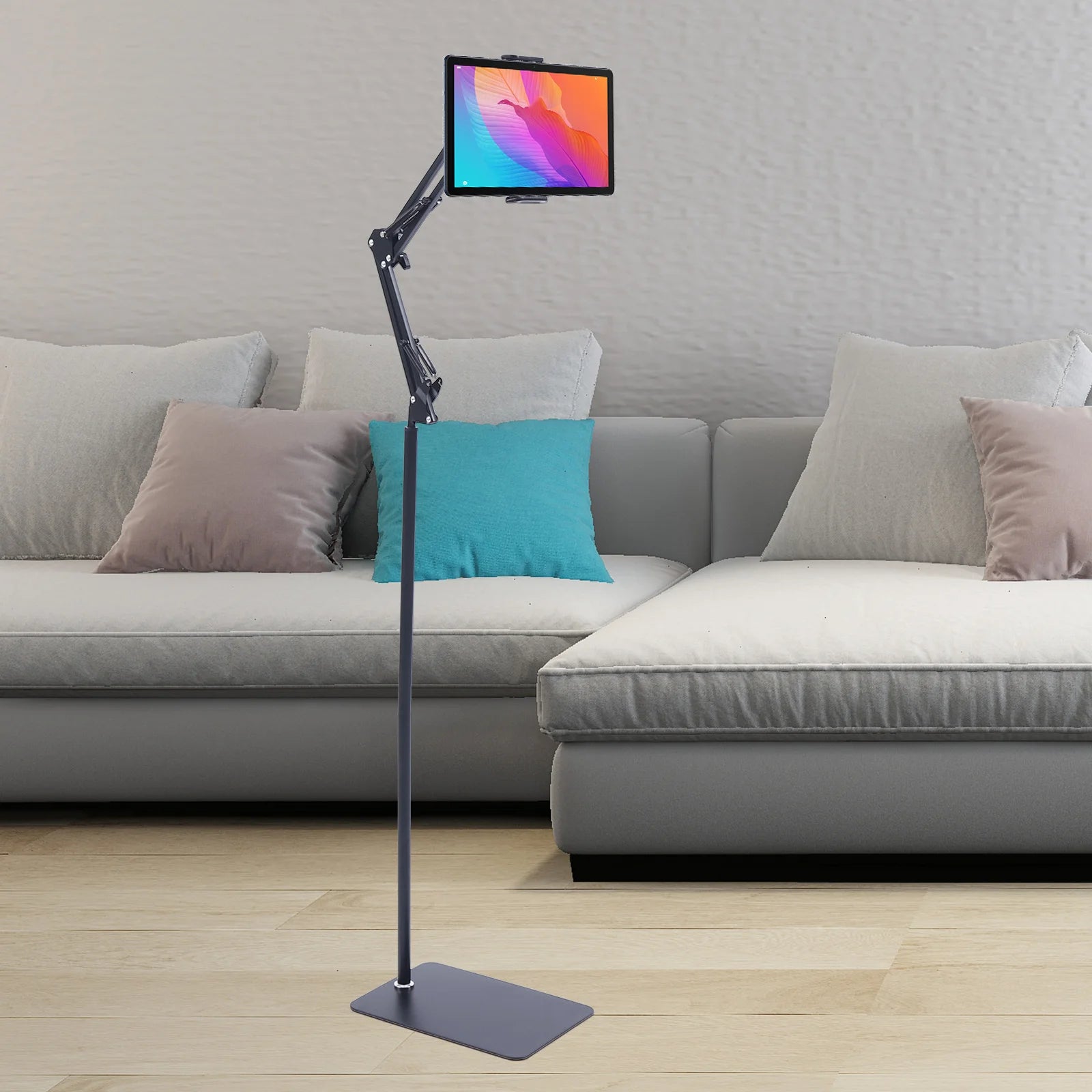 Universal Ipad Stand Floor Tablet Bracket Adjustable Flexible