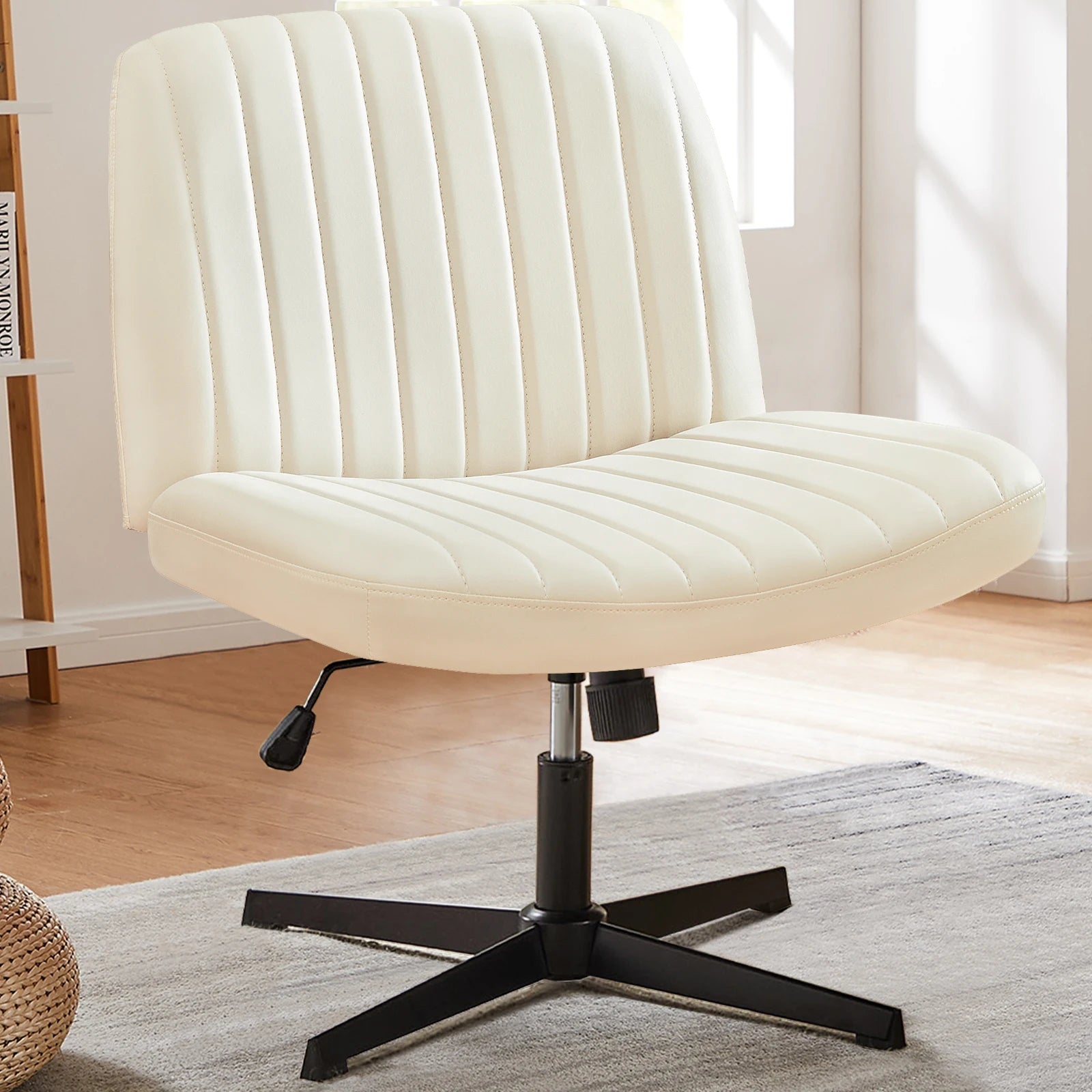 JHK Cross Legged Office Living Room Rocking Chair