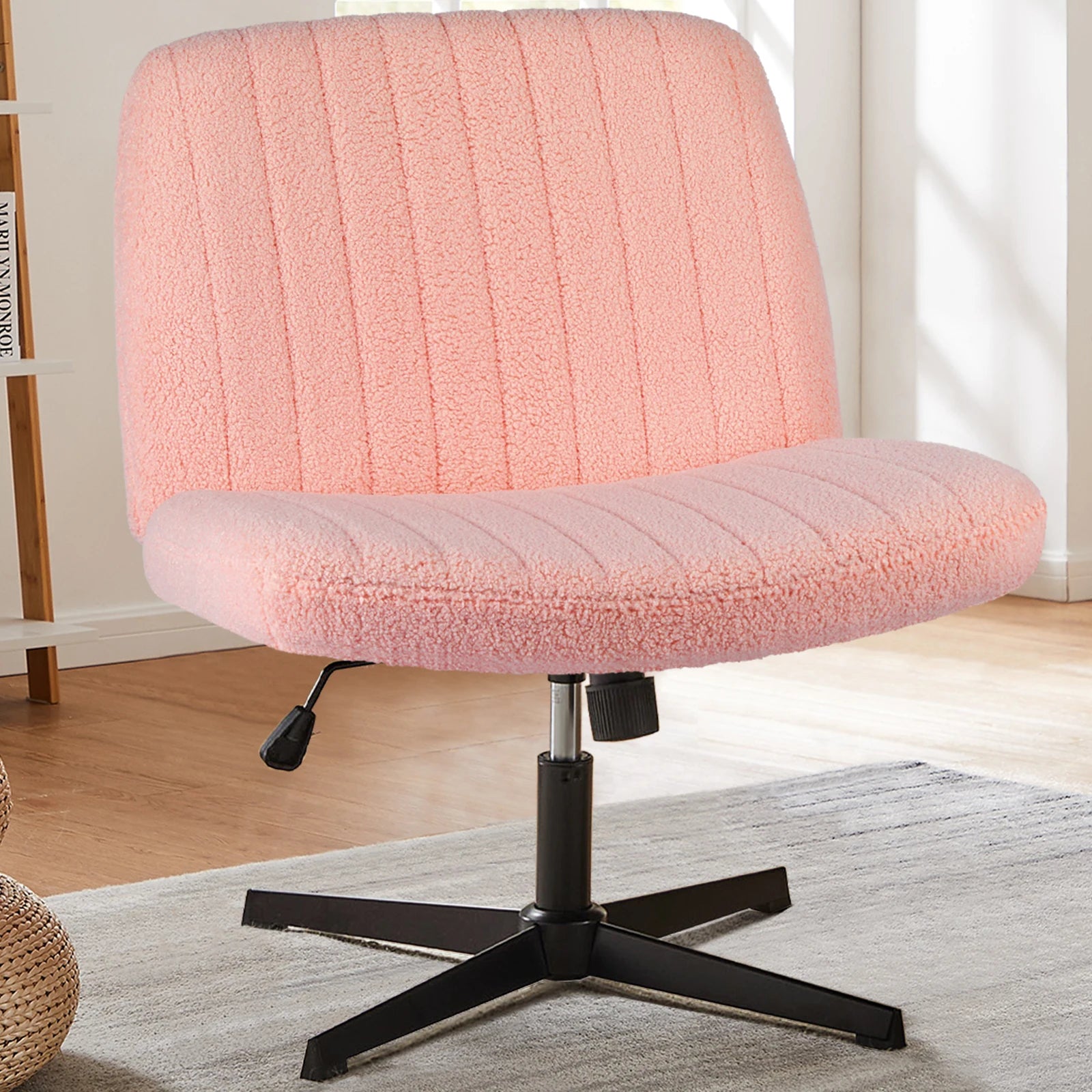 JHK Cross Legged Office Living Room Rocking Chair