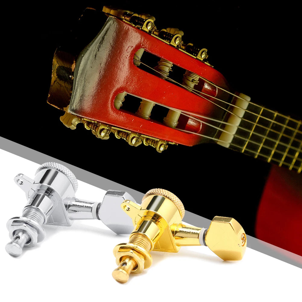 6R Inline Guitar String Peg Locking Tuners