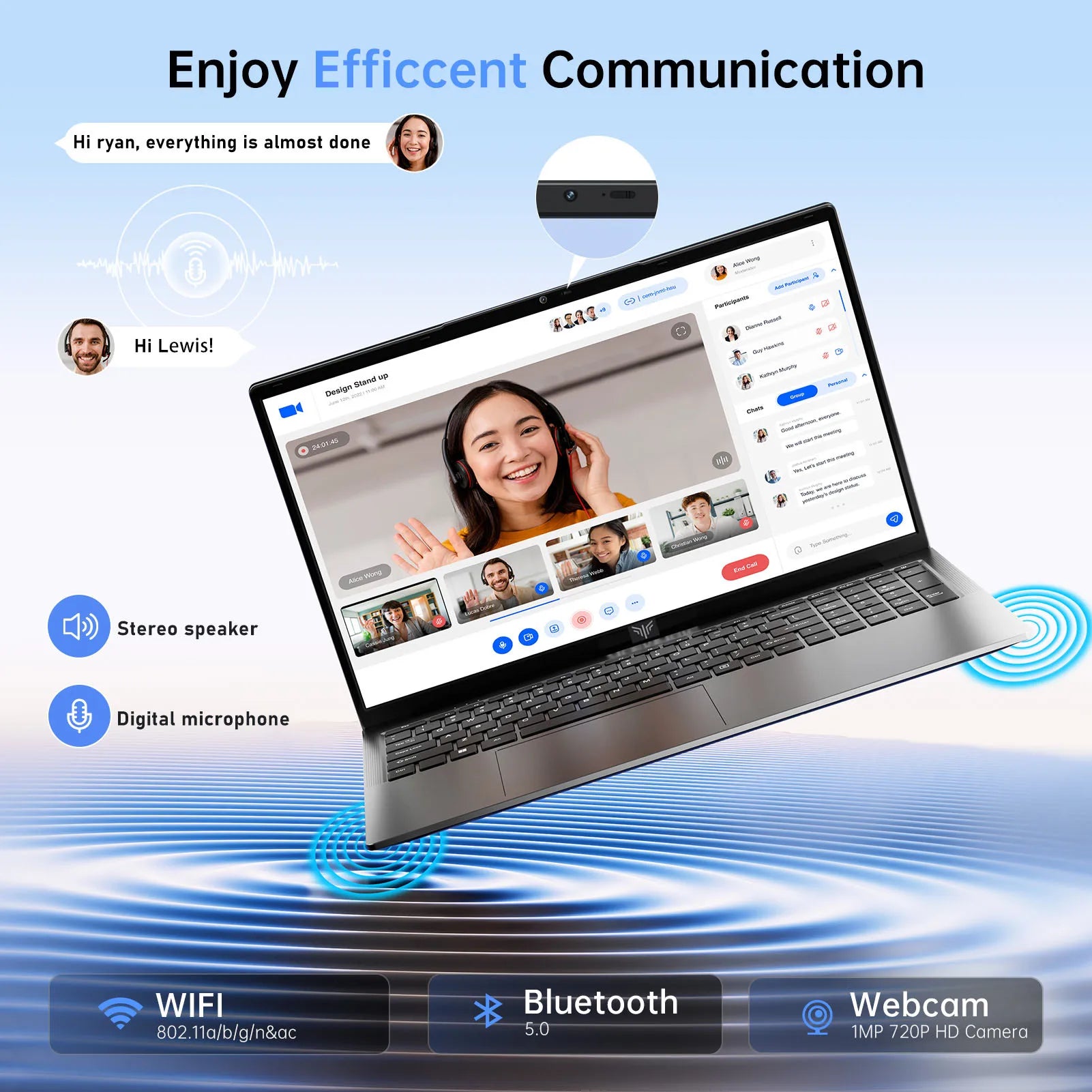 ACEMAGIC 17.3inch Laptop with High Performance Quad Core
