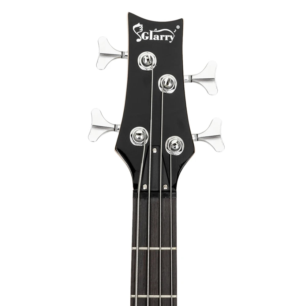 GIB Electric Bass Guitar Full Size 4 String Black
