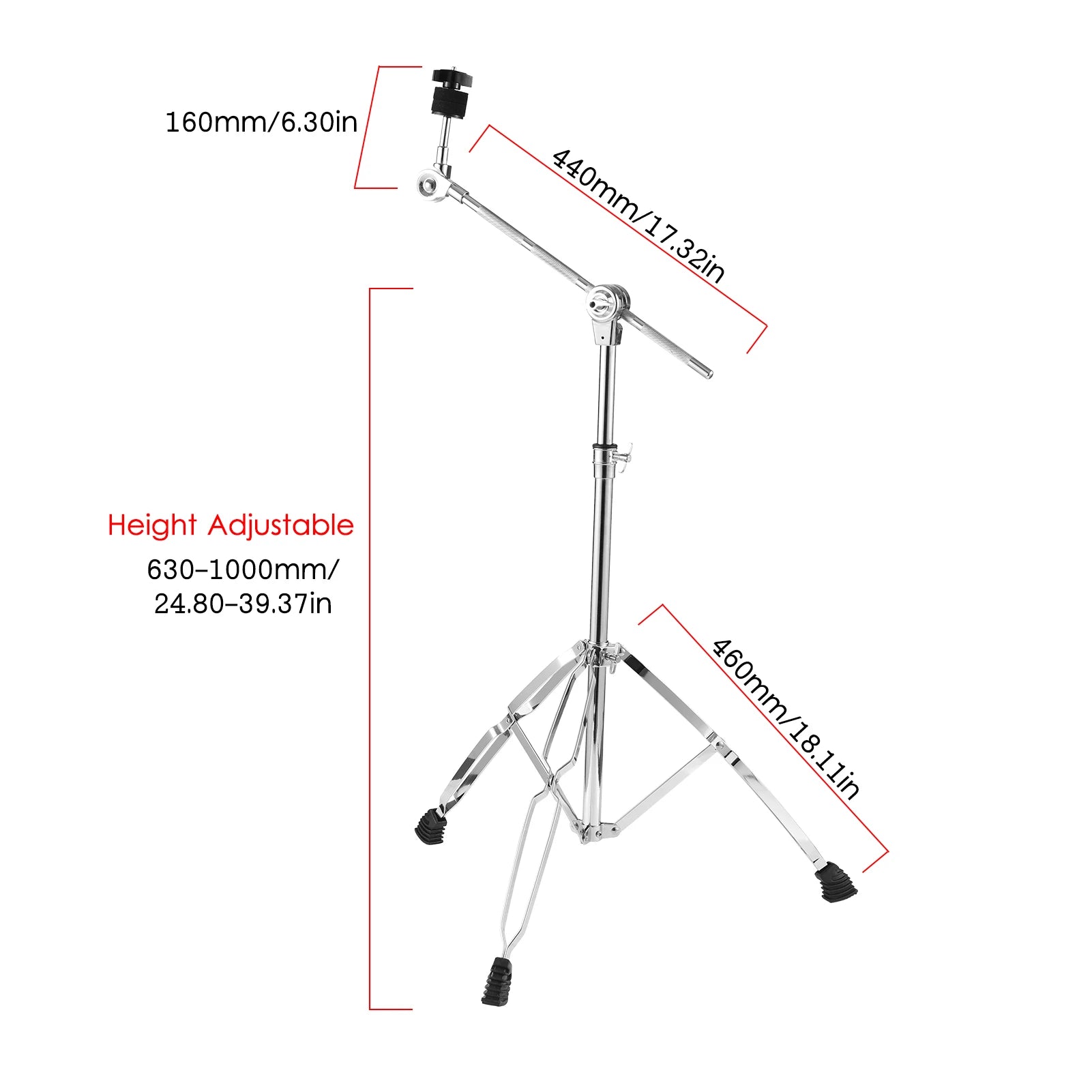 Cymbal Support Rack/Stand Double Braced Legs