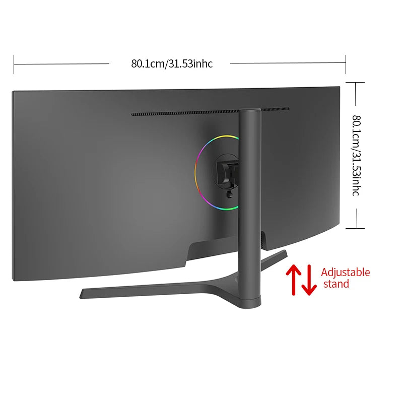 Gawfolk Monitor 34'' 144Hz Bandfish Screen Curved 1500R