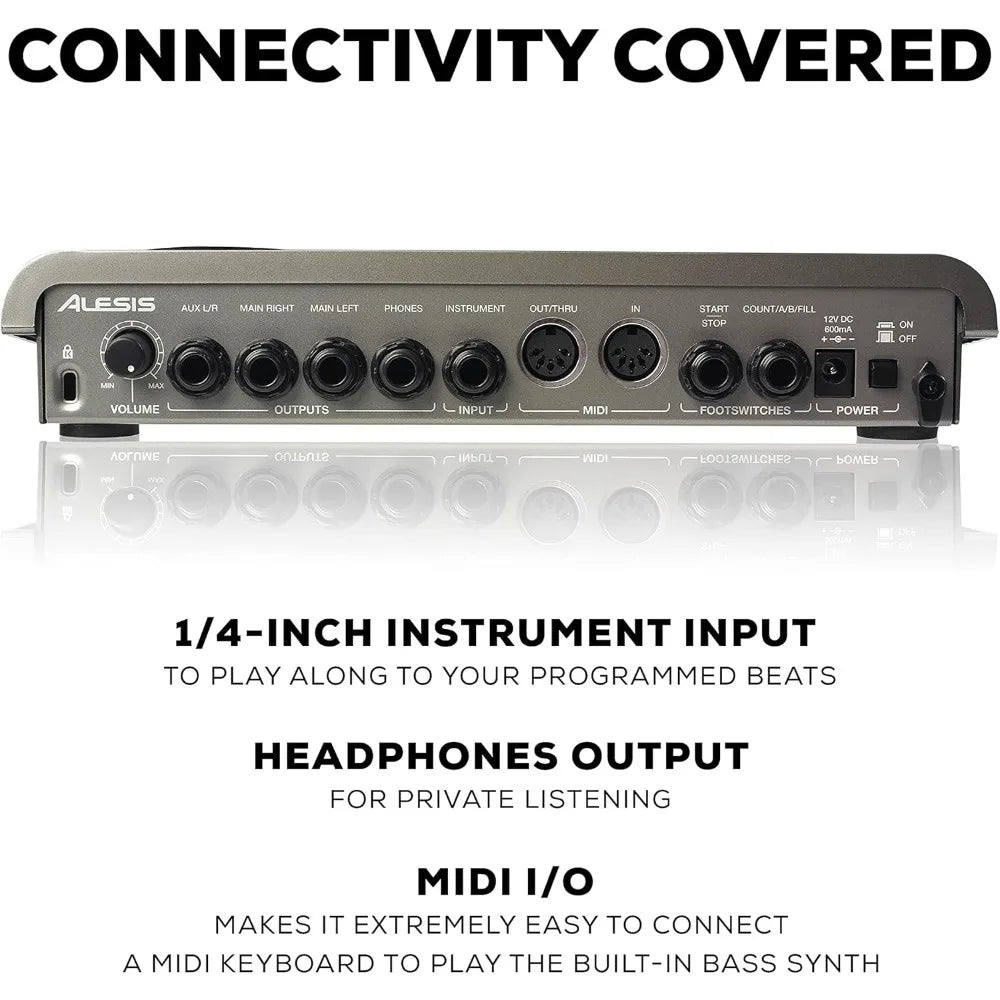 Studio-Grade Standalone Drum Machine With On-Board Sound Library