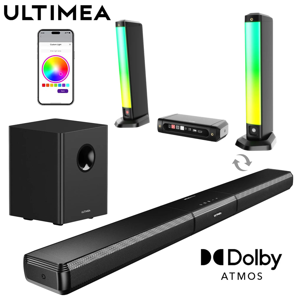 ULTIMEA 5.1 Detachable Soundbar for TV with Dolby Atmos